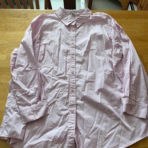 Woman within button up